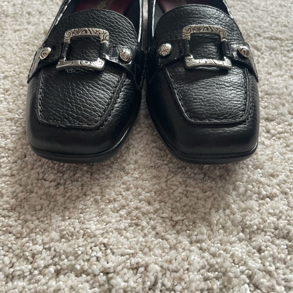 Brighton Black Loafer Shoe With Buckle Size 8.5 - Picture 4 of 9